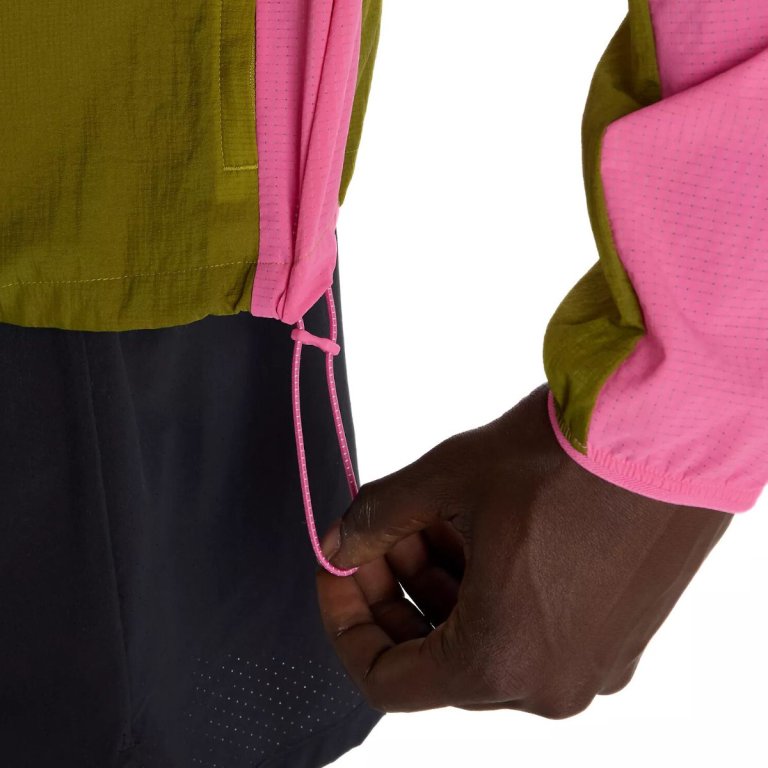 New Balance RC Jacket M - синя/рожева/зелена