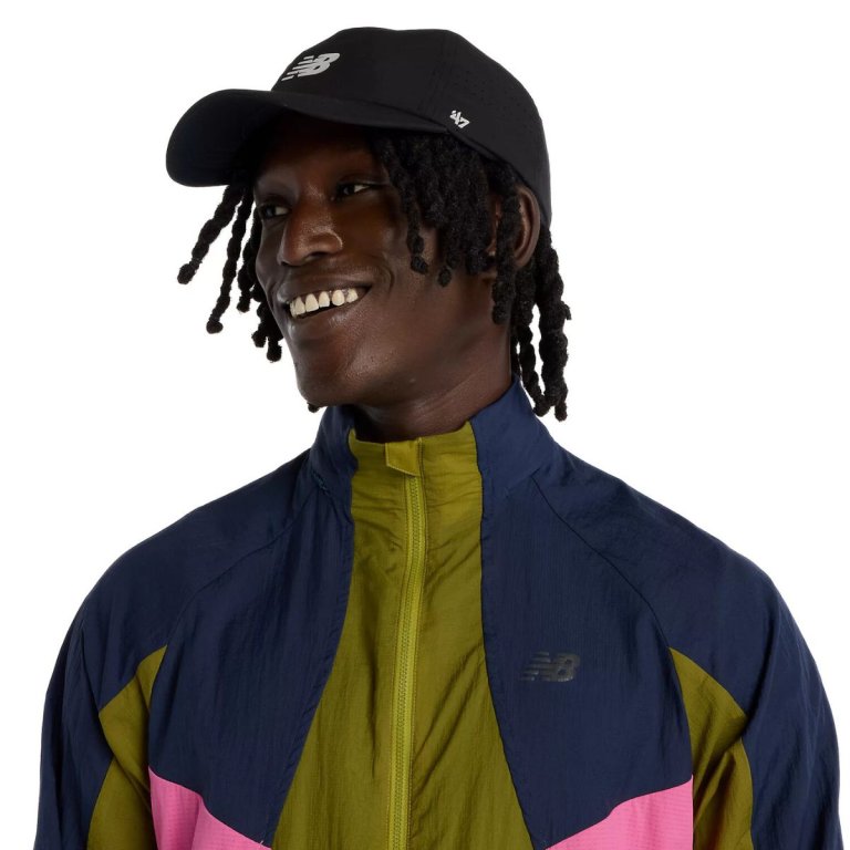 New Balance RC Jacket M - синя/рожева/зелена
