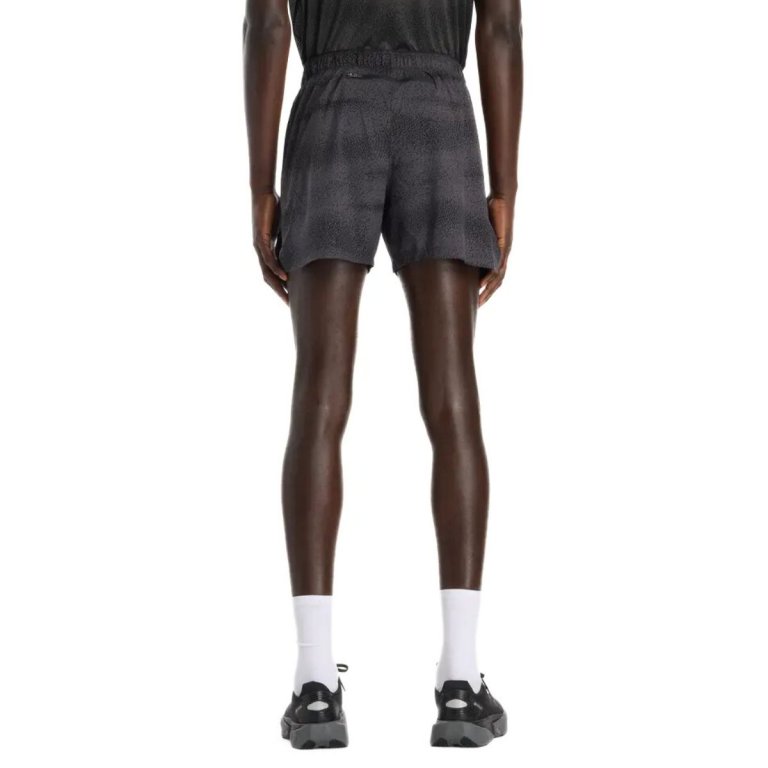 New Balance RC Printed Short 5" M - чорна/сіра