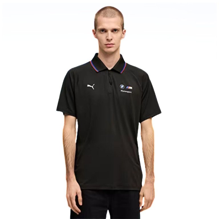 Футболка Puma Bmw Mms Sportswear Cloudspun Polo M - чорна