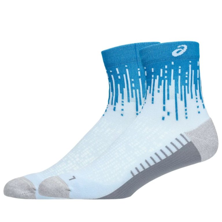 Шкарпетки Asics Performance Run Sock Quarter - синьо/білі