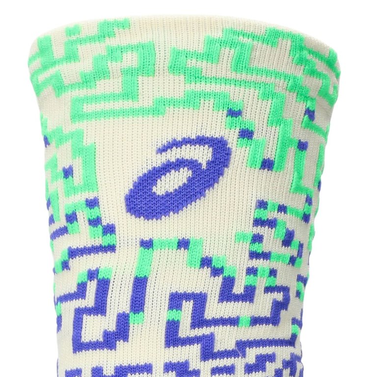 Шкарпетки Asics Performance Run Sock Crew Sock - бежево/сині