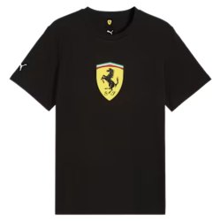 Футболка Puma Ferrari Colored Shield Tee M - чорна