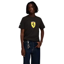 Футболка Puma Ferrari Colored Shield Tee M - чорна