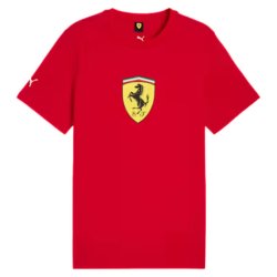 Футболка Puma Ferrari Colored Shield Tee M - червона