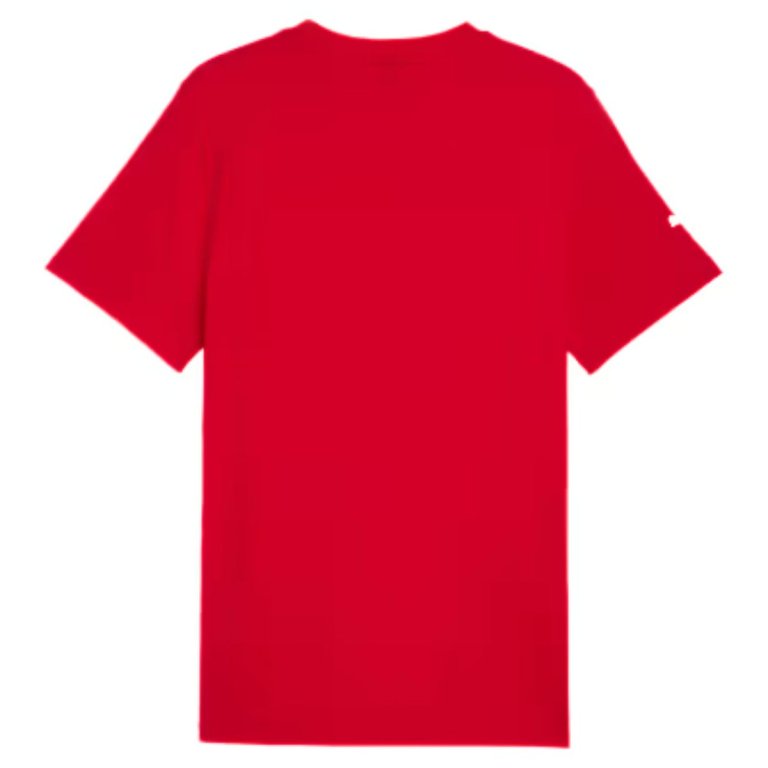 Футболка Puma Ferrari Colored Shield Tee M - червона