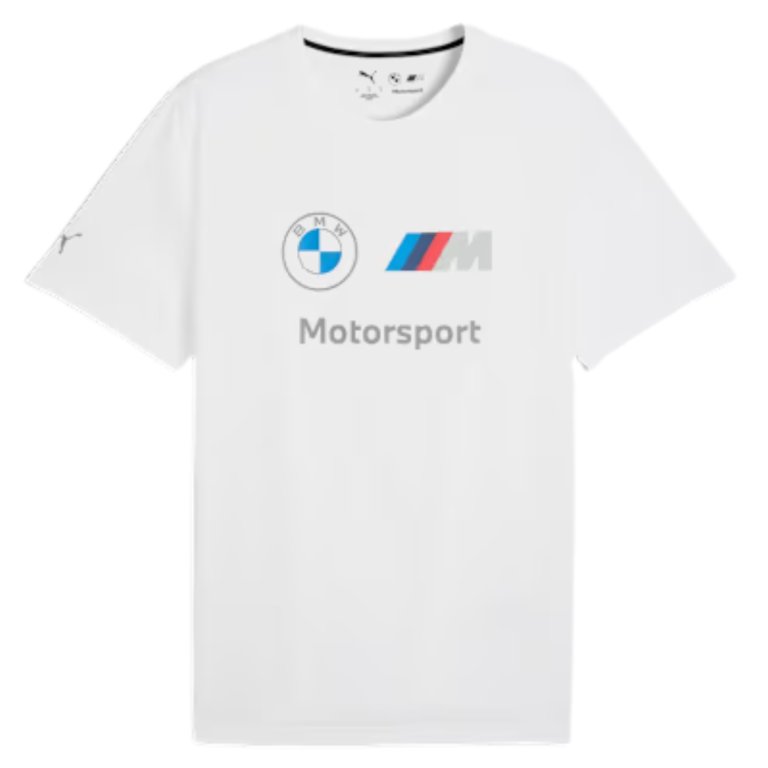 Футболка Puma Bmw Mms Ess Logo Tee M - біла