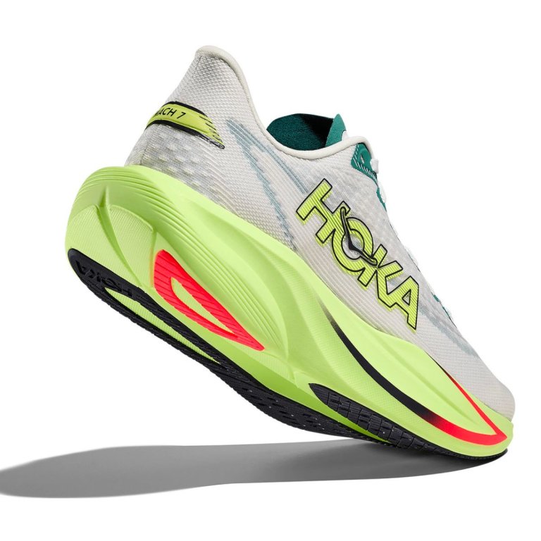 Кросівки Hoka Mach 7 W - біло/жовті