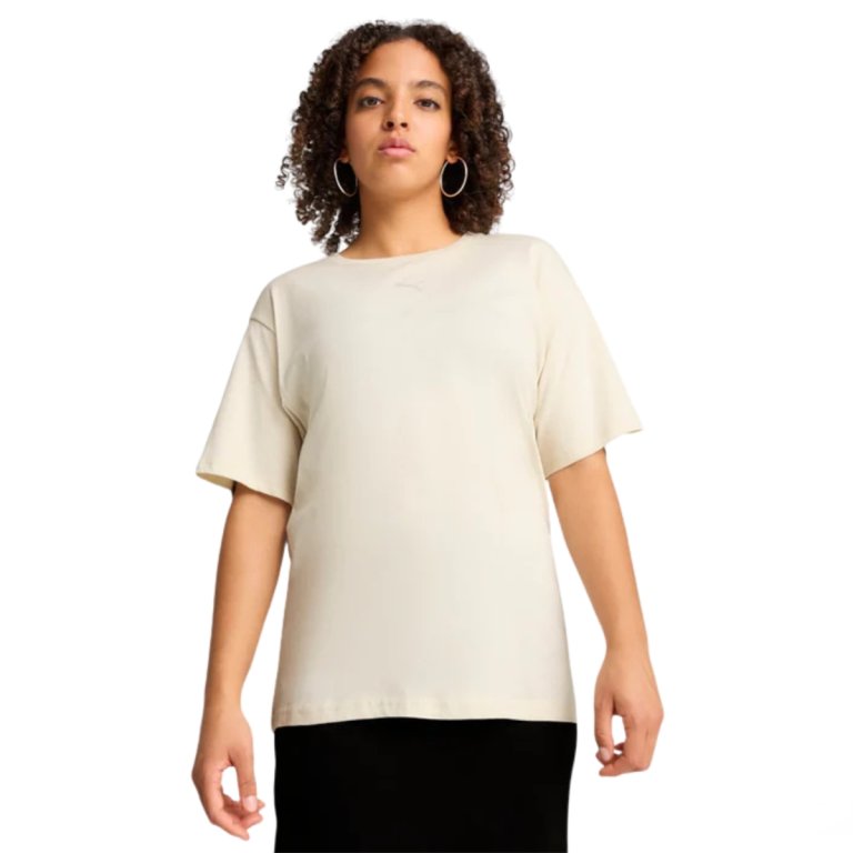 Футболка Puma Ess Relaxed Tee W - бежева