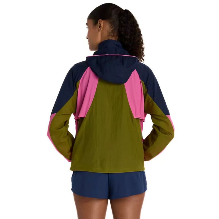New Balance RC Jacket W - синя/рожева