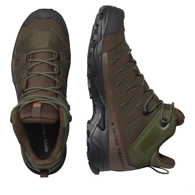 Кросівки Salomon X Ultra Tracker GTX - зелений/коричневий
