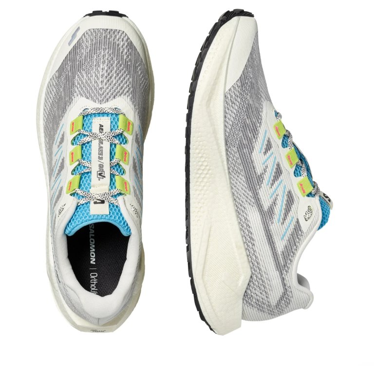 Salomon Aero Blaze 3 Grvl M - синя/зелена