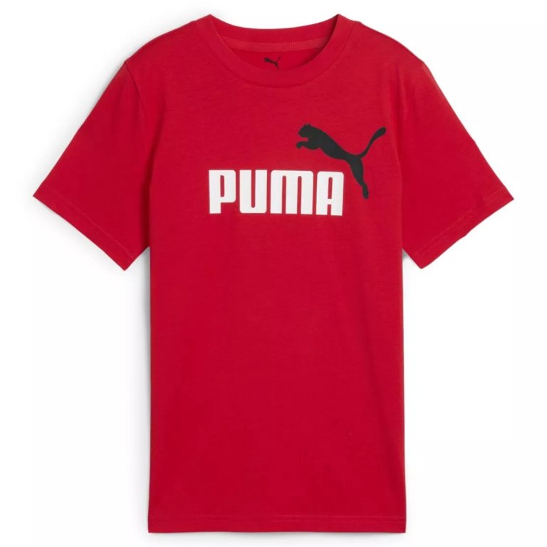 Футболка Puma Ess 2 Color No.1 J - червона