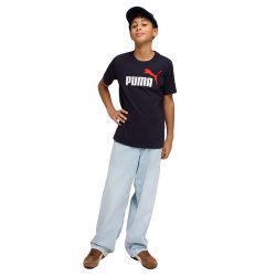 Футболка Puma Ess 2 Color No.1 J - синя