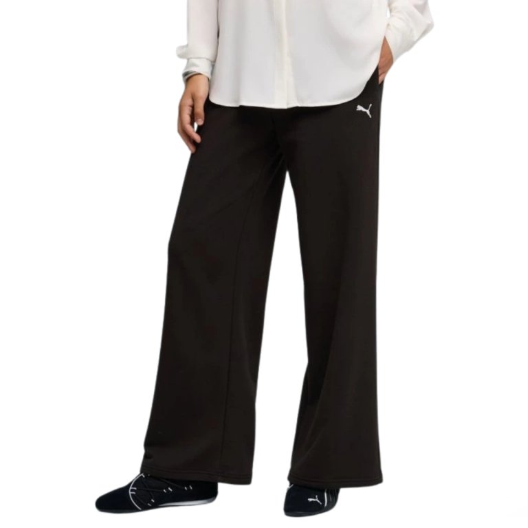Штани Puma Ess Cat Standard Wide Leg Pant Tr op W - чорні