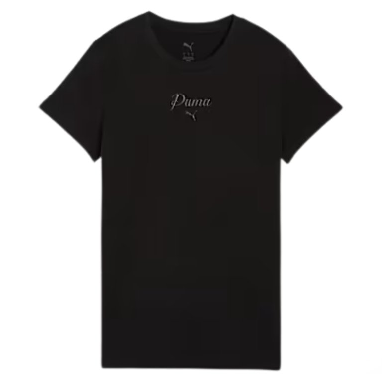 Футболка Puma Ess Script Tee W - чорна