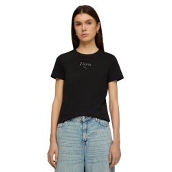 Футболка Puma Ess Script Tee W - чорна
