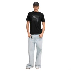 Футболка Puma Graphic Puma Wording Tee M - чорна