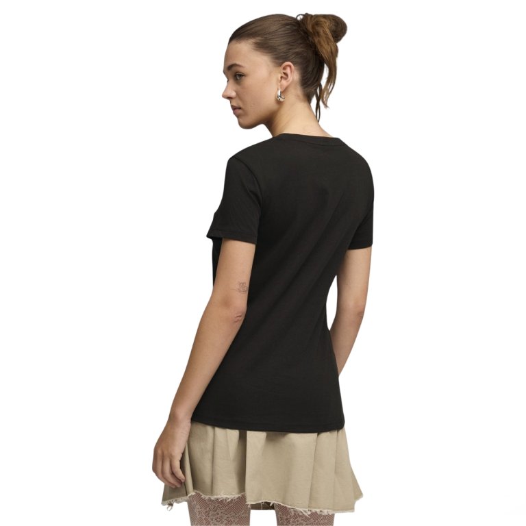 Футболка Puma Ess Logo Lab Metallic Tee W - чорна