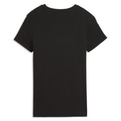 Футболка Puma Ess Logo Lab Metallic Tee W - чорна