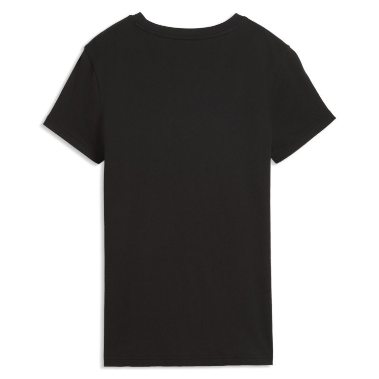 Футболка Puma Ess Logo Lab Metallic Tee W - чорна
