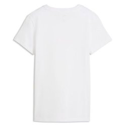 Футболка Puma Ess Logo Lab Metallic Tee W - біла