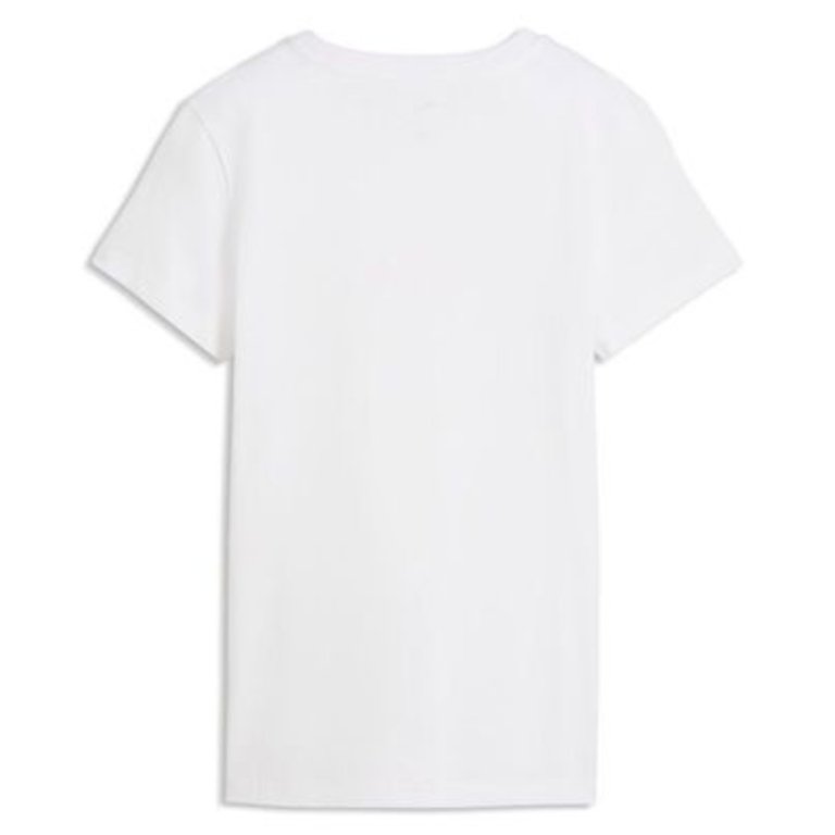 Футболка Puma Ess Logo Lab Metallic Tee W - біла