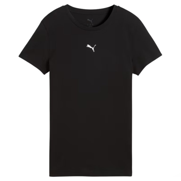 Футболка Puma Ess Centered Cat Logo Tee W - чорна