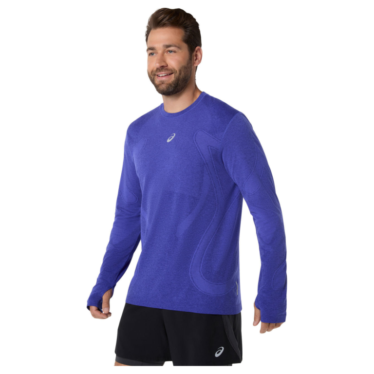 Футболка Asics Road Seamless LS Top M - фіолетова