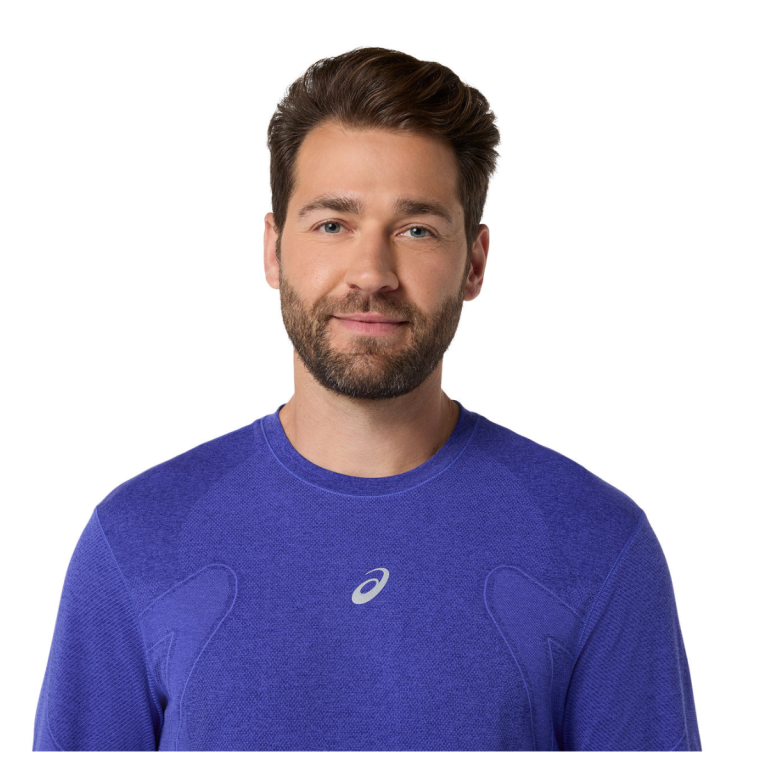 Футболка Asics Road Seamless LS Top M - фіолетова