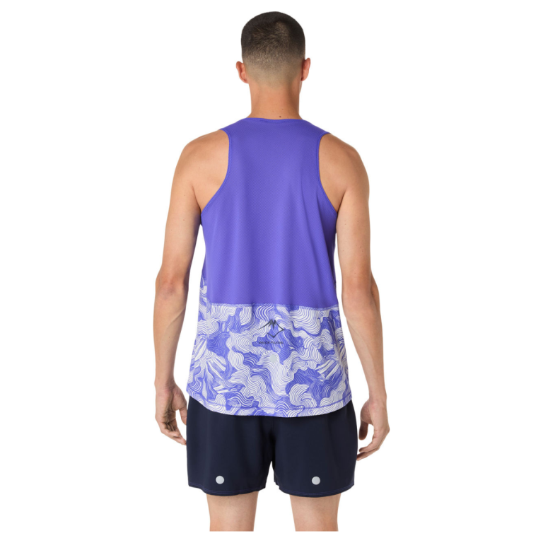 Майка Asics Fujitrail Singlet M - фіолетова