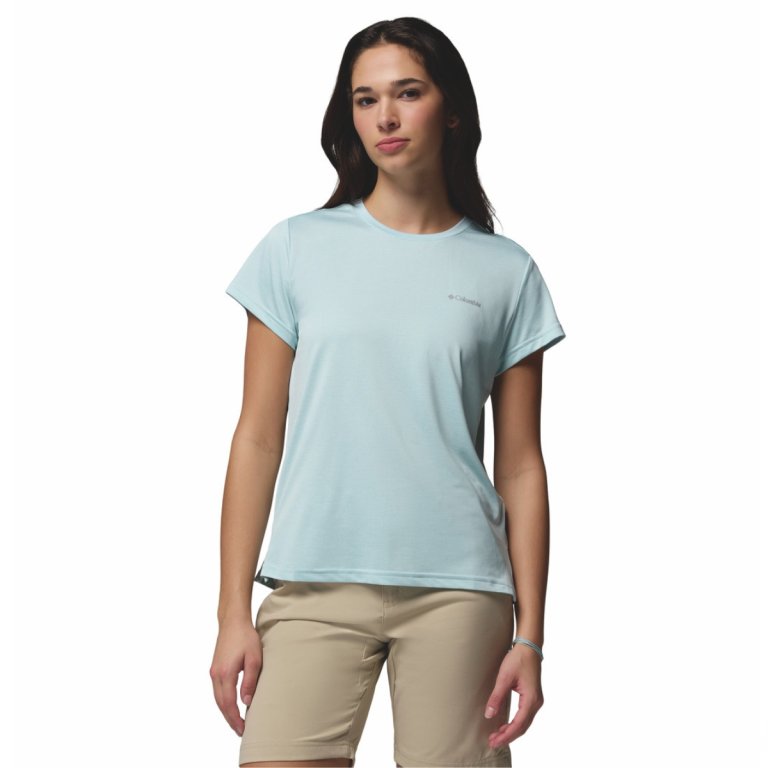 Футболка Columbia BlueVista Hill™ Ss Crew W - світло-блакитна