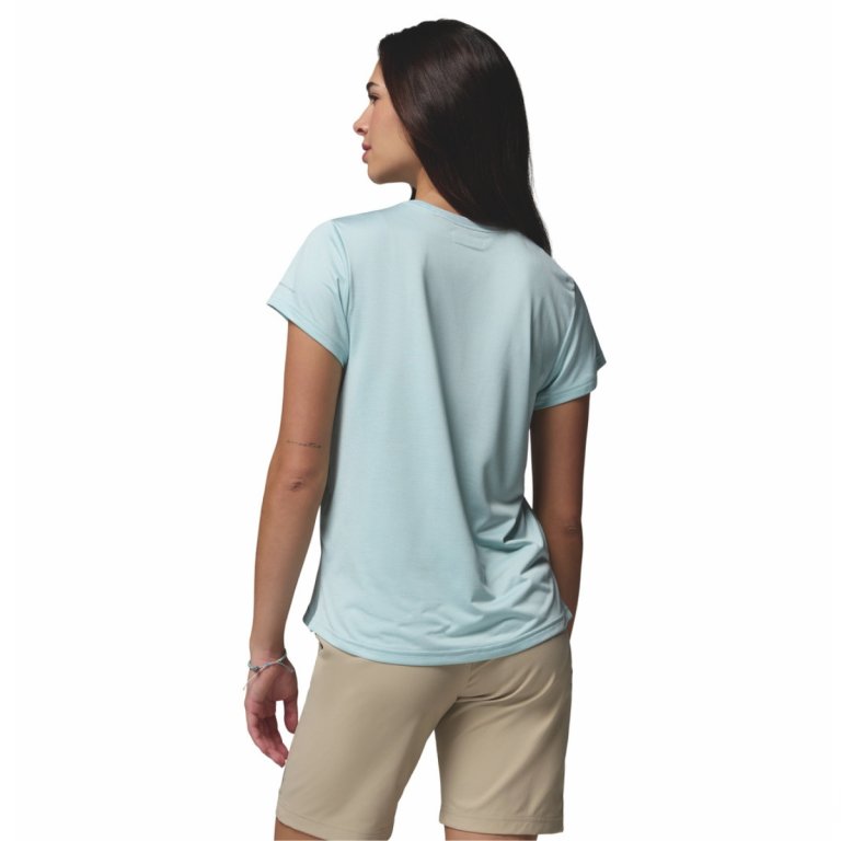 Футболка Columbia BlueVista Hill™ Ss Crew W - світло-блакитна