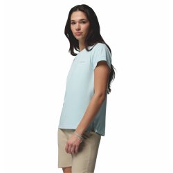 Футболка Columbia BlueVista Hill™ Ss Crew W - світло-блакитна