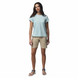 Футболка Columbia BlueVista Hill™ Ss Crew W - світло-блакитна