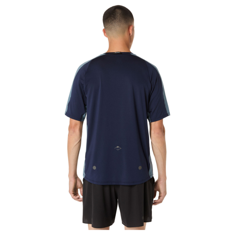 Футболка Asics Fujitrail Elite SS Top M - синя