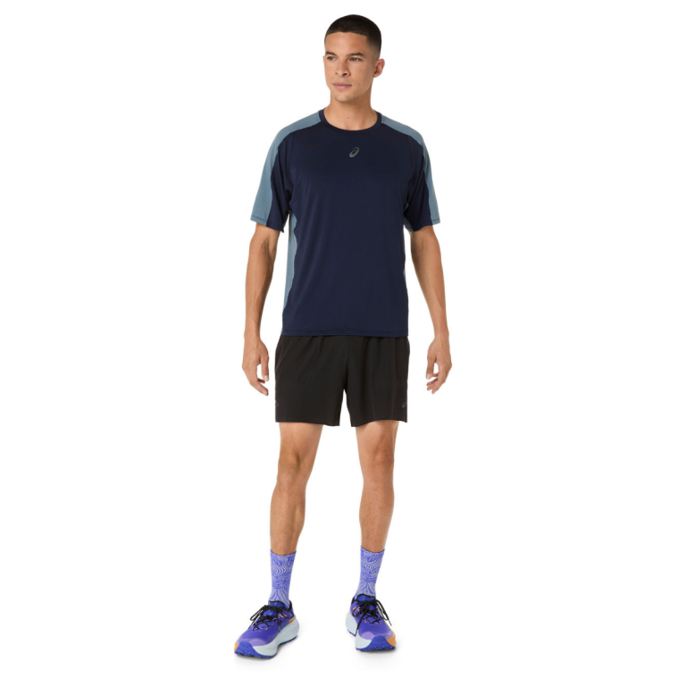 Футболка Asics Fujitrail Elite SS Top M - синя