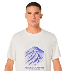 Футболка Asics Fujitrail Logo SS Top M - біла