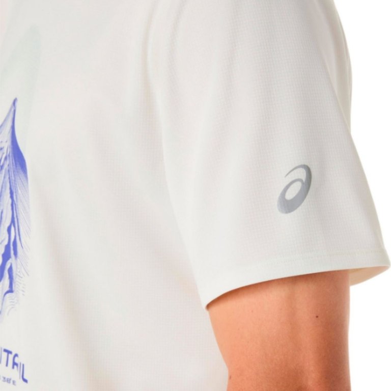 Футболка Asics Fujitrail Logo SS Top M - біла