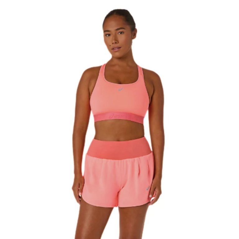 Компресійний бюстгальтер Asics Road Compression Bra W - рожевий