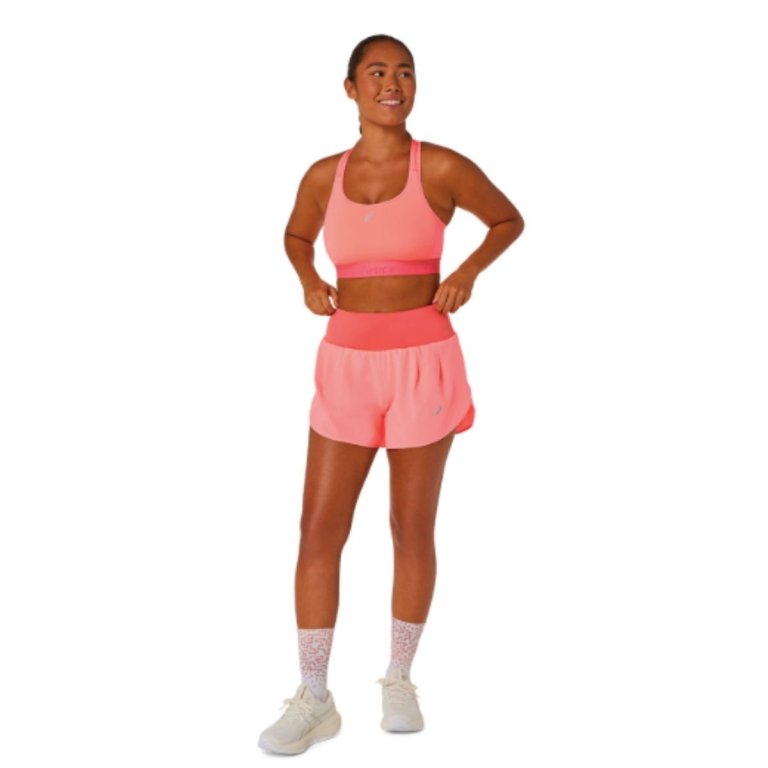 Компресійний бюстгальтер Asics Road Compression Bra W - рожевий