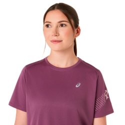 Футболка Asics Icon SS Top W - фіолетова