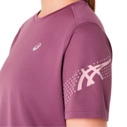Футболка Asics Icon SS Top W - фіолетова