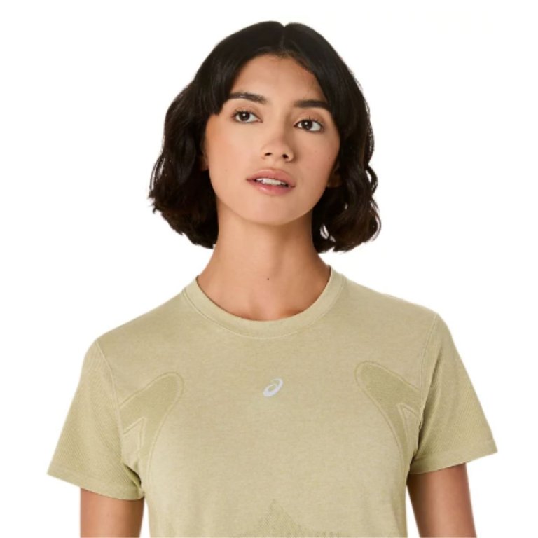 Футболка Asics Road Seamless SS Top W - зелена
