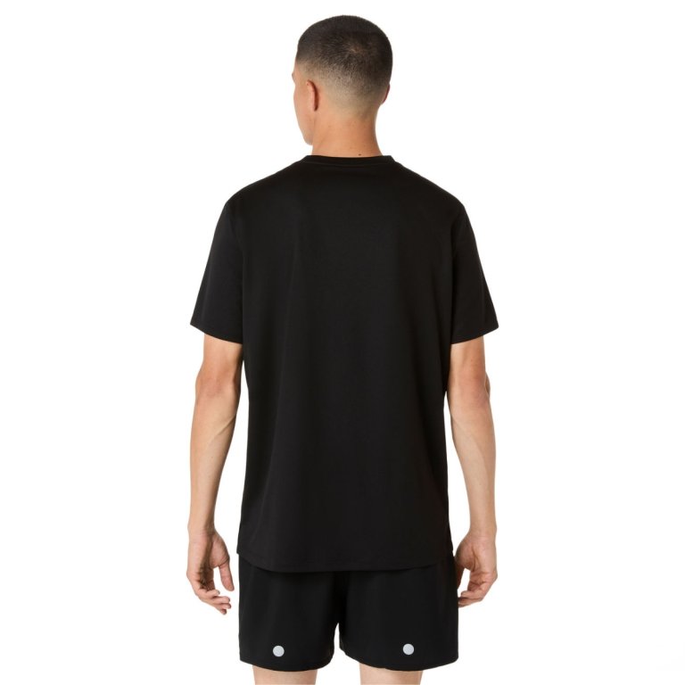 Футболка Asics Fujitrail Logo Ss Top M - чорна
