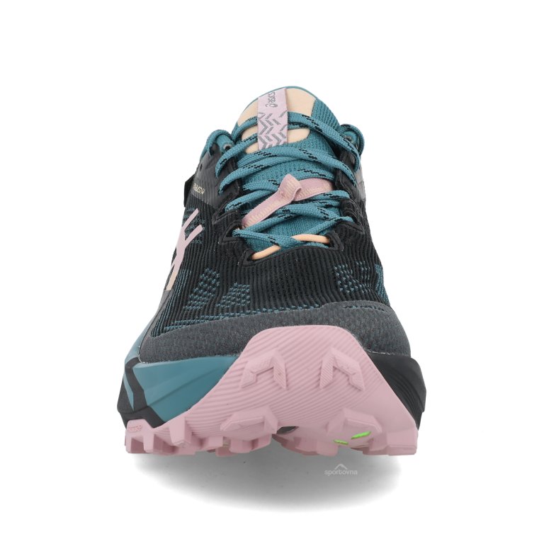 Кросівки Asics Trabuco 14 GTX W - чорно/рожево/зелені