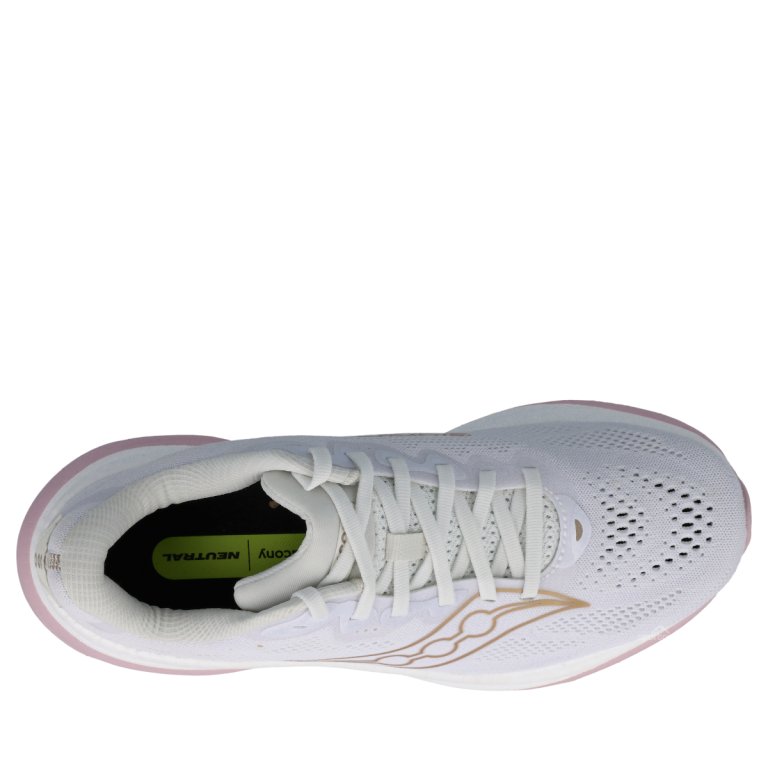 Saucony Ride 19 Wide W - білий