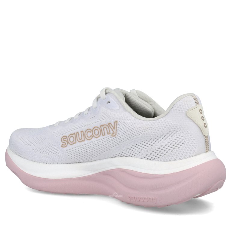 Saucony Ride 19 Wide W - білий