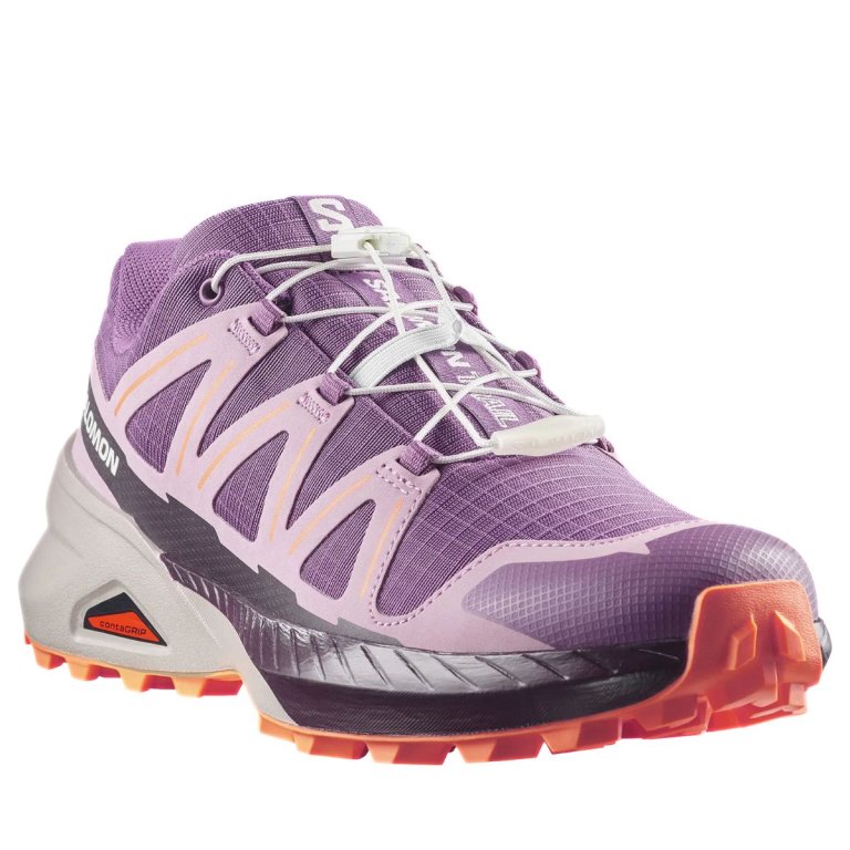КРосівки Salomon Speedcross Peak W - фіолетово/помаранчеві
