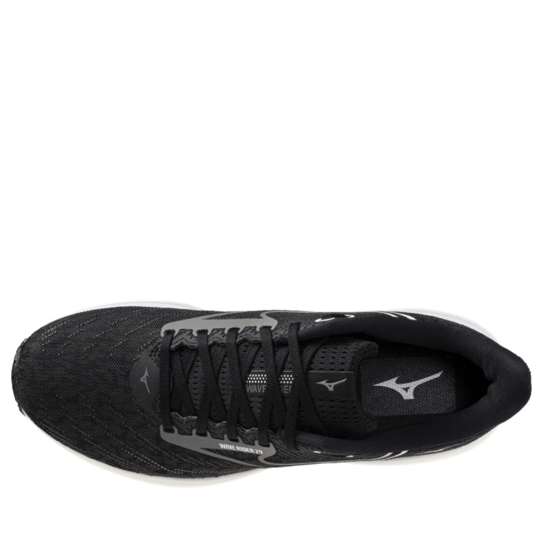 Кросівки Mizuno Wave Rider 29 M - чорні (широкі)